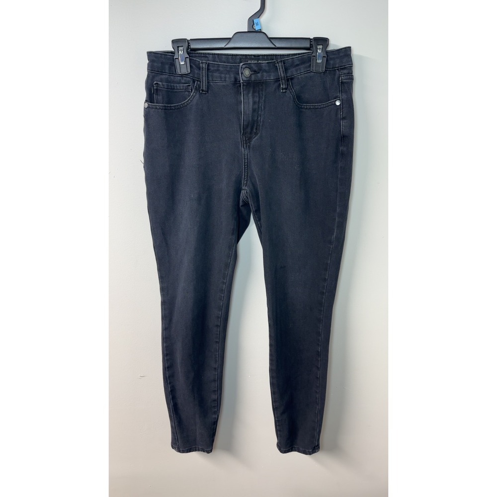 Judy Blue | High Rise Skinny Fit Washed Black Denim Jeans | Size 9/29